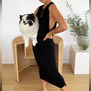 Mikoh “Katsumi” Midi-Dress, Black, Size 1; like-new condition, worn just 2x